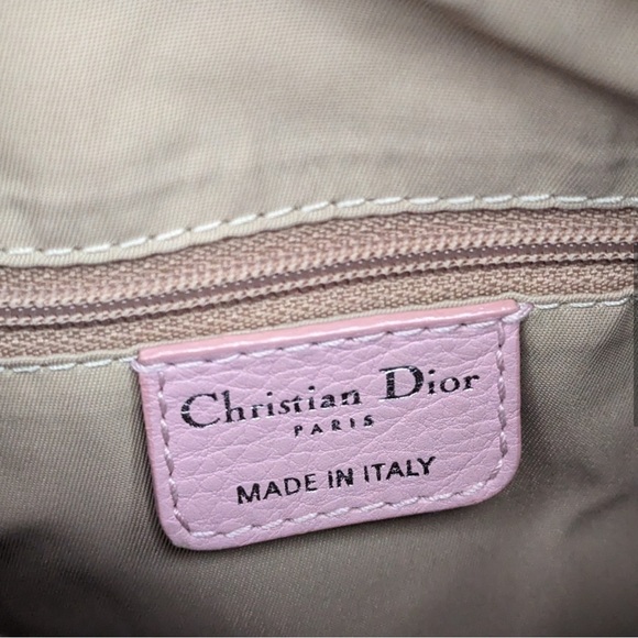 Baby pink Christian Dior Trotter Hand bag - Picture 4 of 16